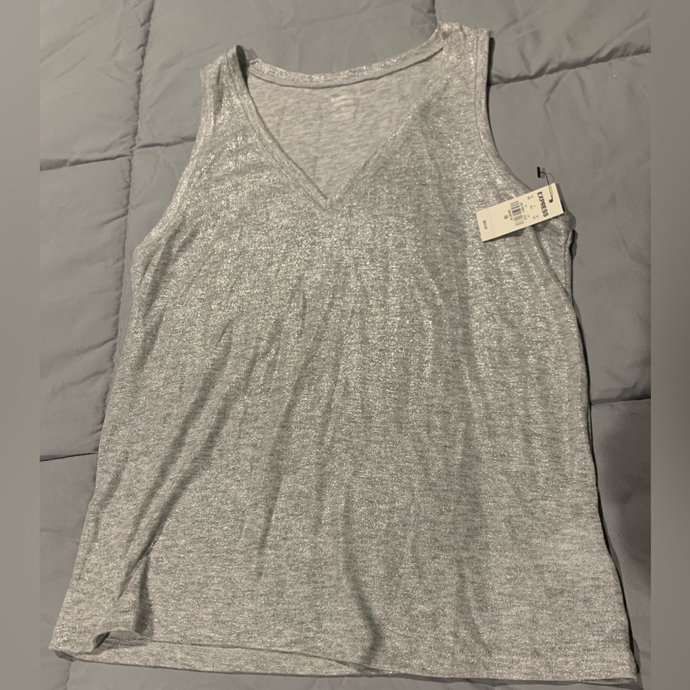 NWT Express XS sparkly tank